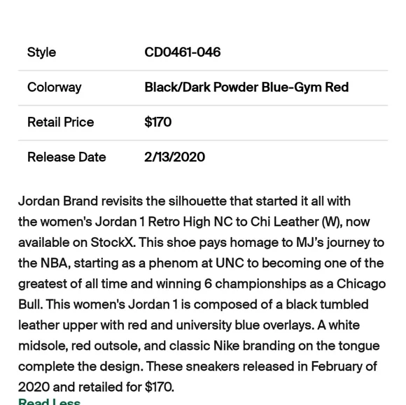 Air Jordan 1 Retro High NC to CHI Women's 7W flaw on midsole - Picture 12 of 12